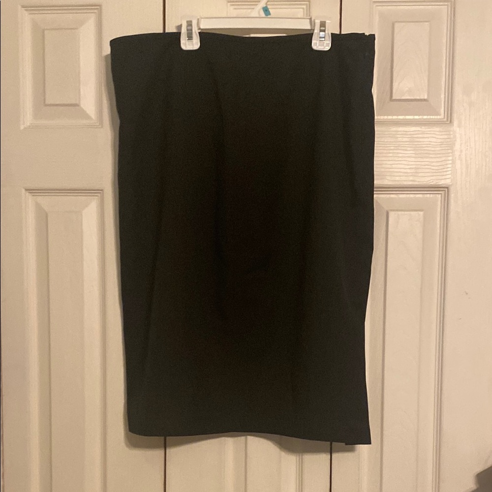 Kasper Black Pencil Skirt Knee-Length Workwear